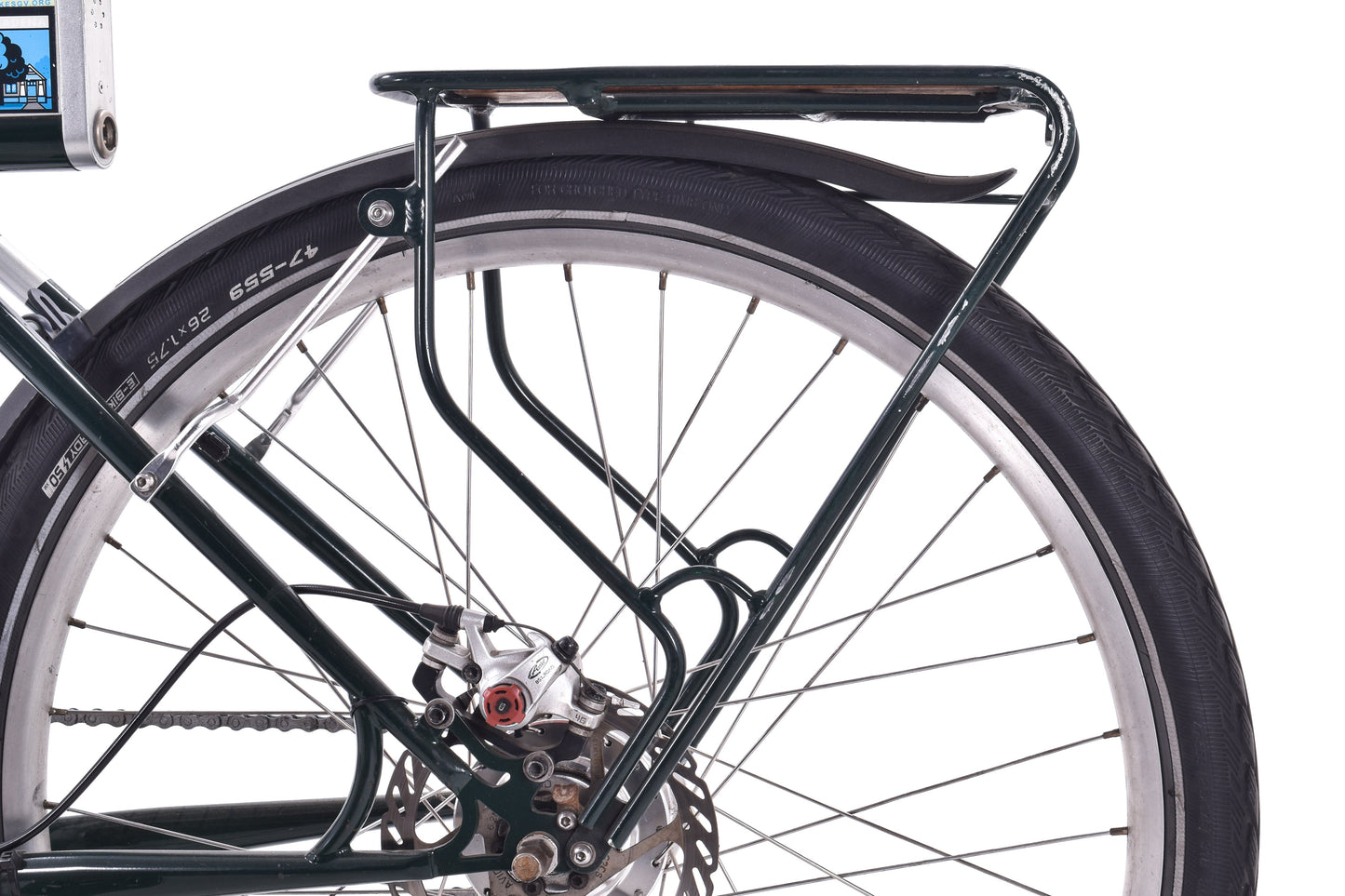 USED Faraday Porteur Electric Commuter Bike Front Hub Driven Internal Hub 5 speed