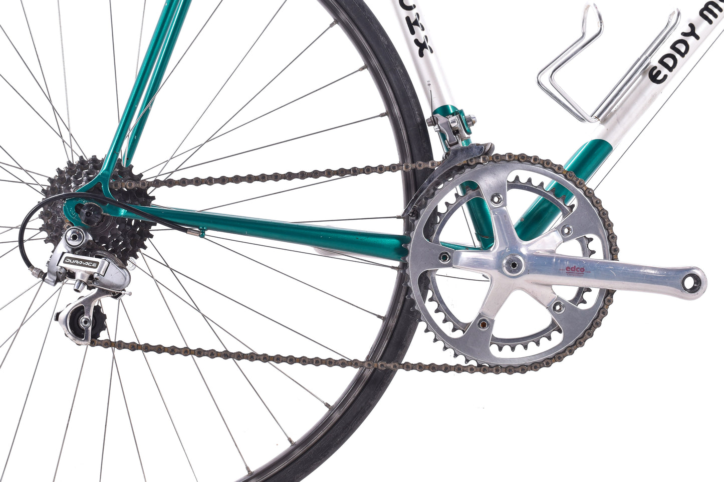 USED Vintage Eddy Merckx Corsa Extra 61cm Road Bike Columbus SLX Lugged Steel Belgium Shimano Dura-Ace/600 2x7 speed AS IS