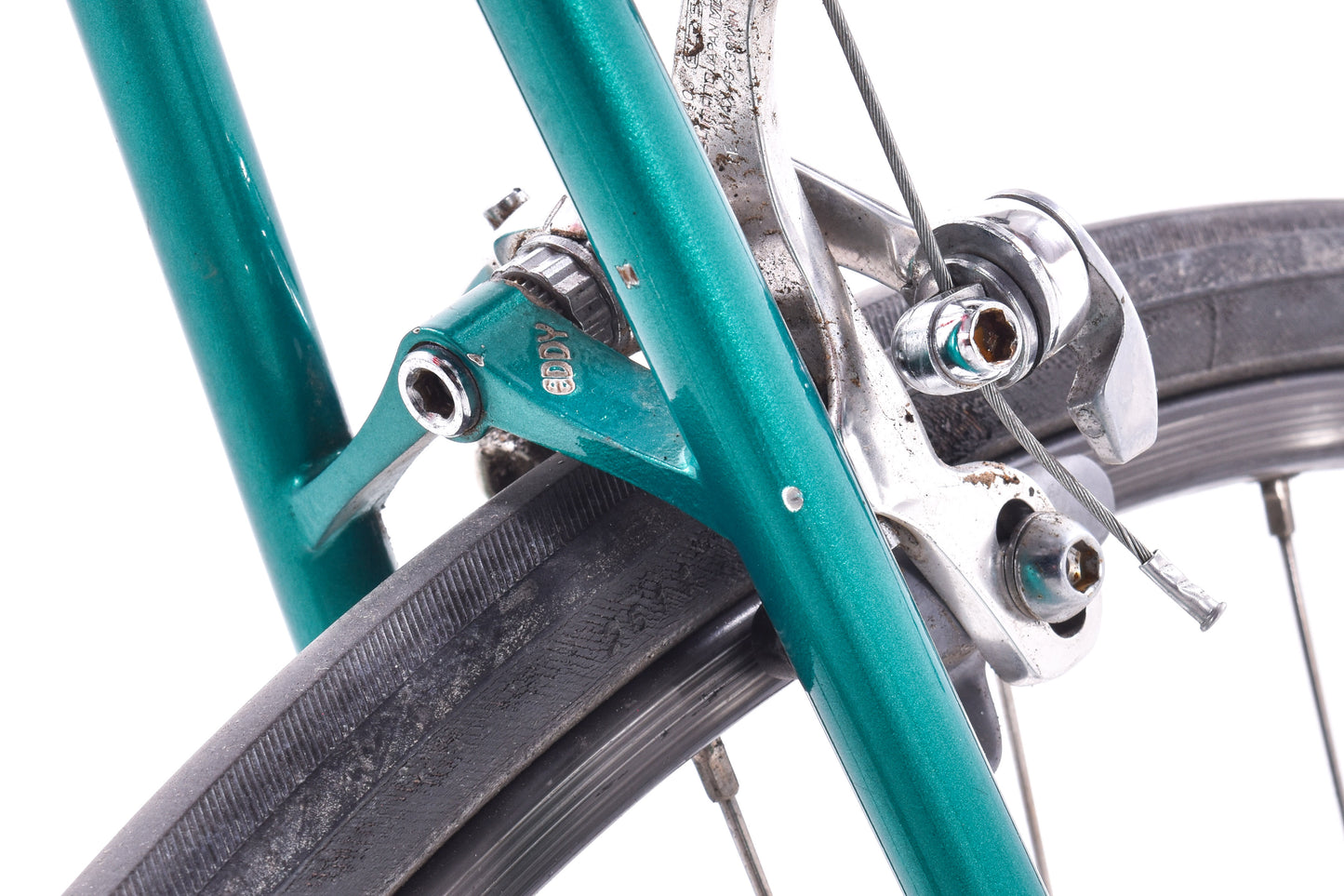 USED Vintage Eddy Merckx Corsa Extra 61cm Road Bike Columbus SLX Lugged Steel Belgium Shimano Dura-Ace/600 2x7 speed AS IS