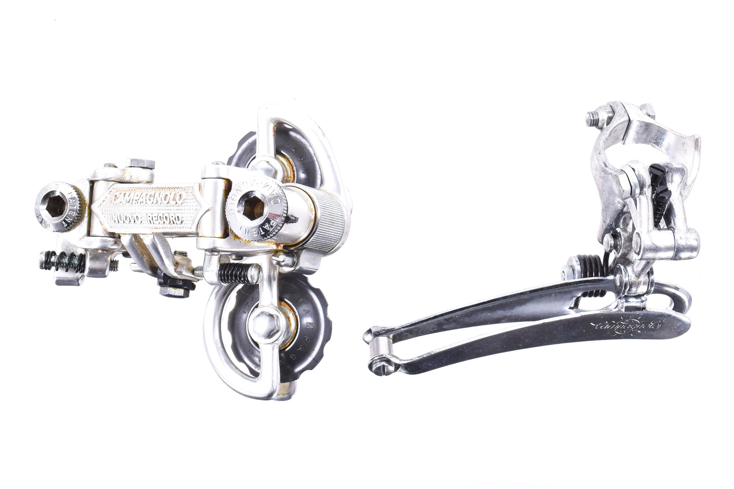 NEW old stock Campagnolo Nuovo Record Partial Groupset Brakes, Derailleurs 70's w/ Boxes NOS NIB