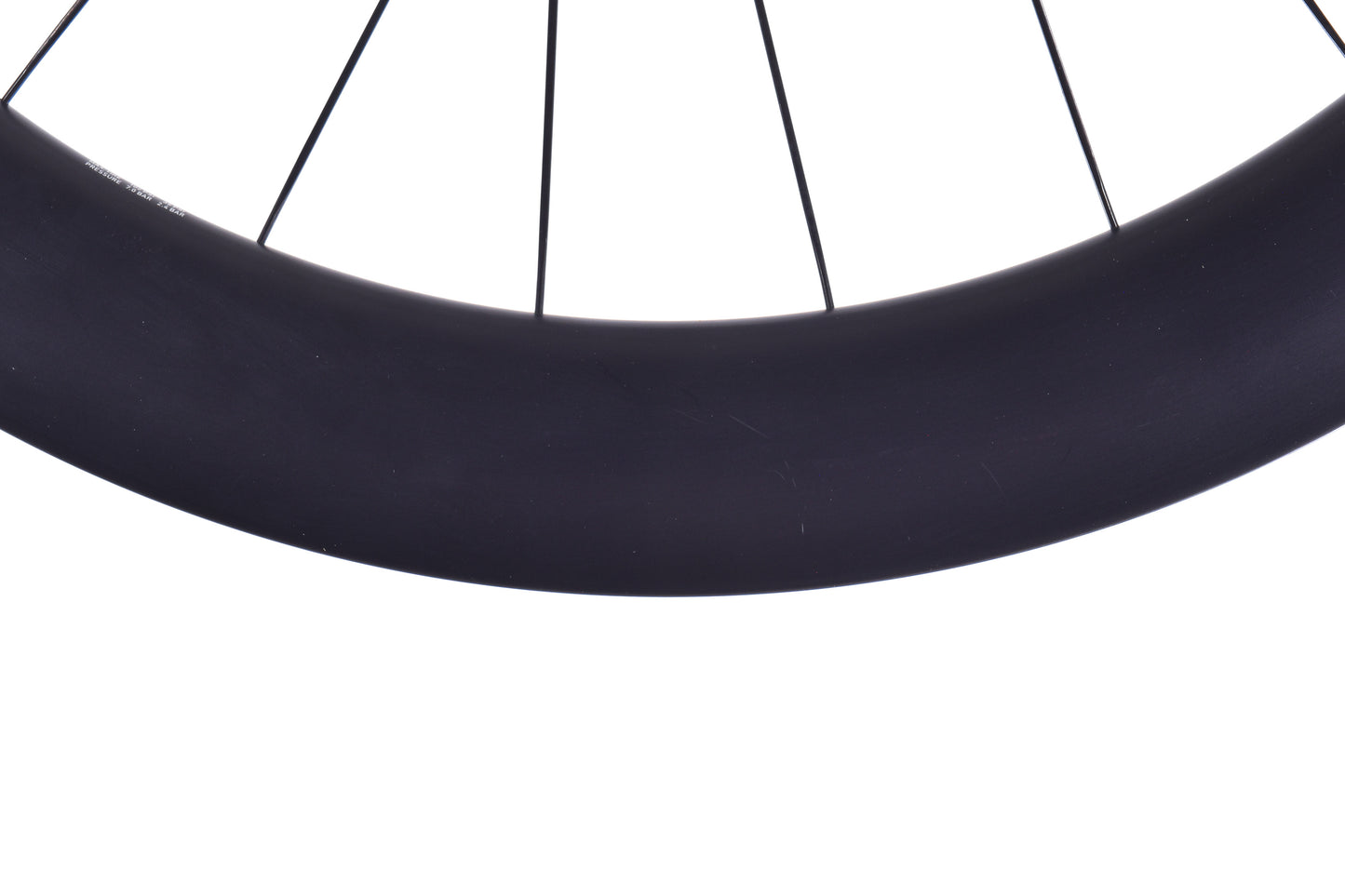 USED DT Swiss ARC 1600 62 Carbon Disc Brake Wheelset Shimano HG 11 100/142 x 12mm Thru Axle