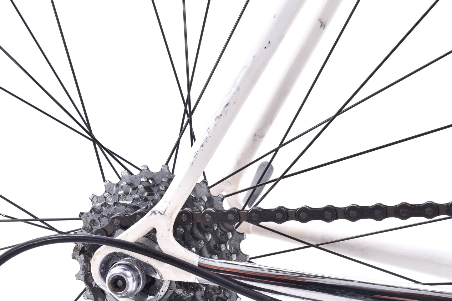 USED Vintage Ciocc Lugged Steel Road Bike 48cm Campagnolo Mirage Blue/White/Chrome Made in Italy- AS IS