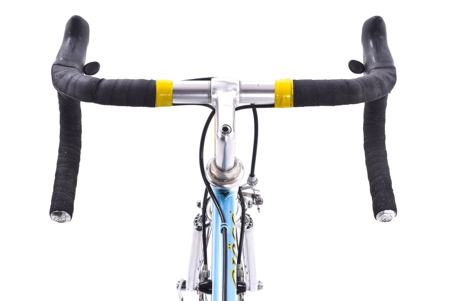 USED Vintage Ciocc Lugged Steel Road Bike 48cm Campagnolo Mirage Blue/White/Chrome Made in Italy- AS IS