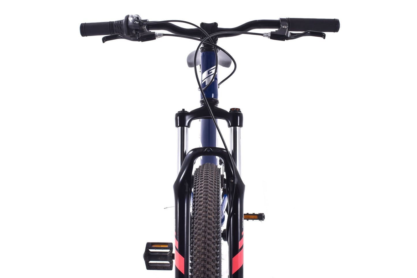 USED GT Stomper Pro Youth Alloy MTB 26" Shimano 7 Speed Blue/Pink/Gray