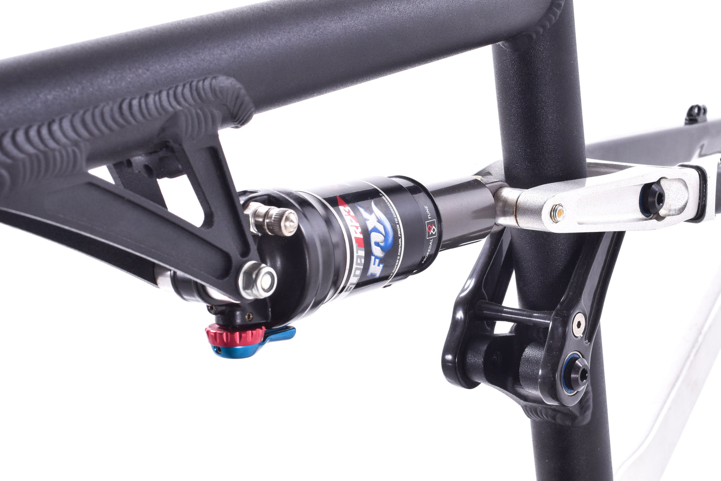 NEW 2008 Titus Racer X 100 XS frame Aluminum Carbon seat stays Fox RP3 26" wheels Made in USA
