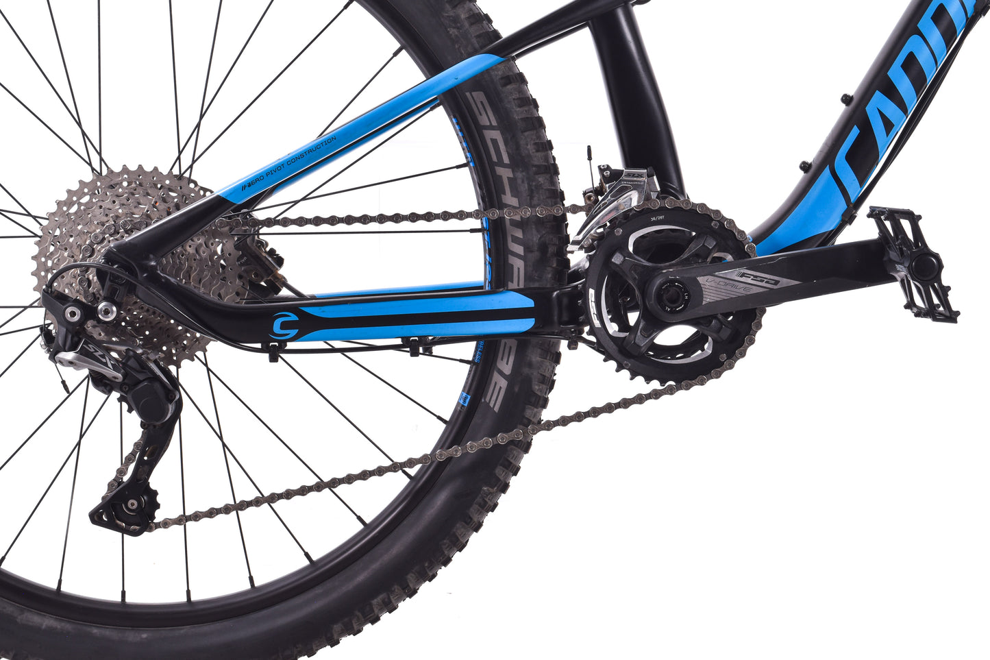 USED 2017 Cannondale Habit 4 27.5" Full Suspension Mountain Bike Medium SLX 2x11