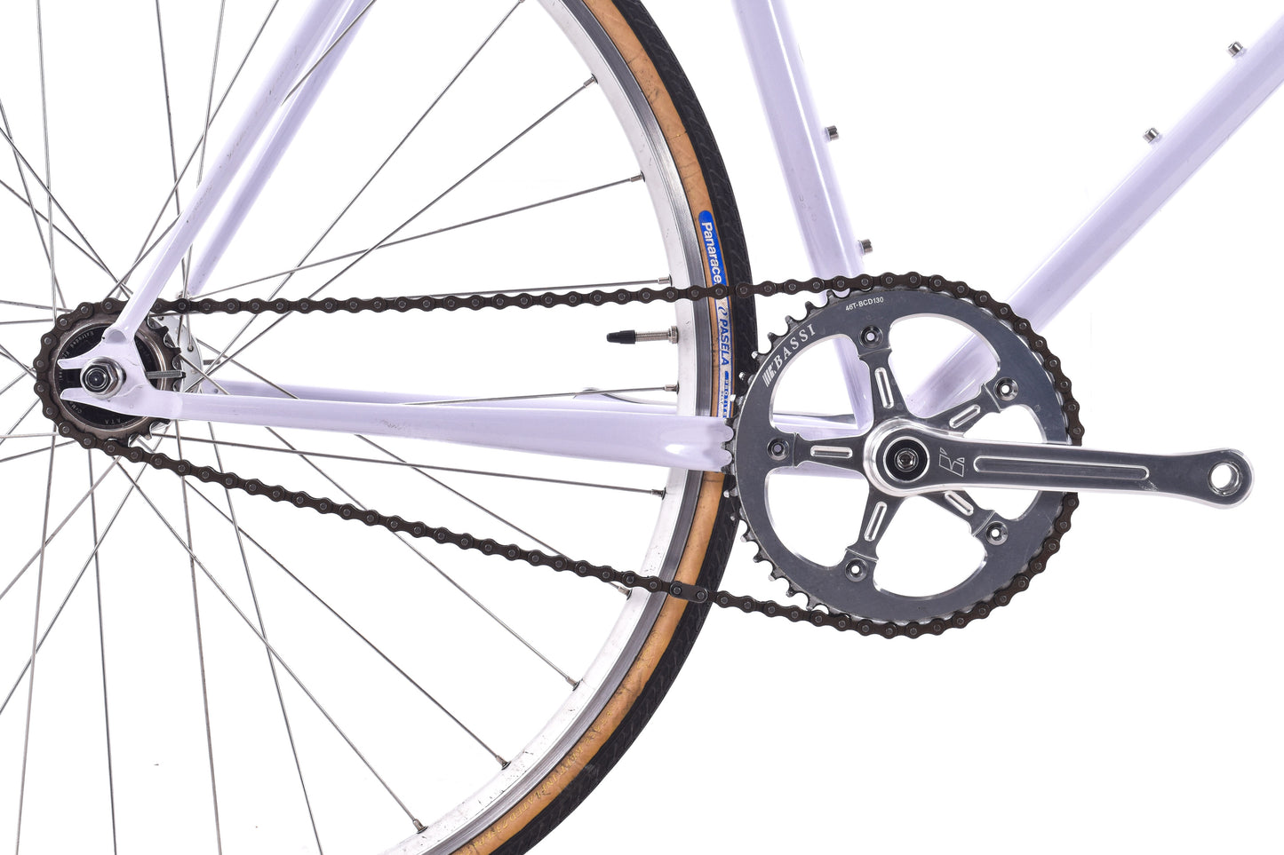 USED Bassi Bloomfield 50.5 (medium) Steel Single Speed Bike Lilac