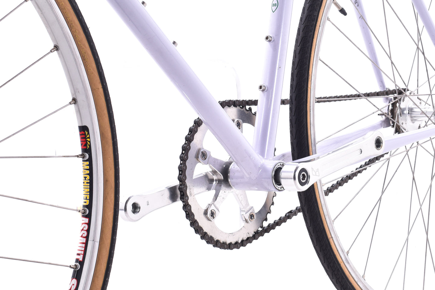 USED Bassi Bloomfield 50.5 (medium) Steel Single Speed Bike Lilac