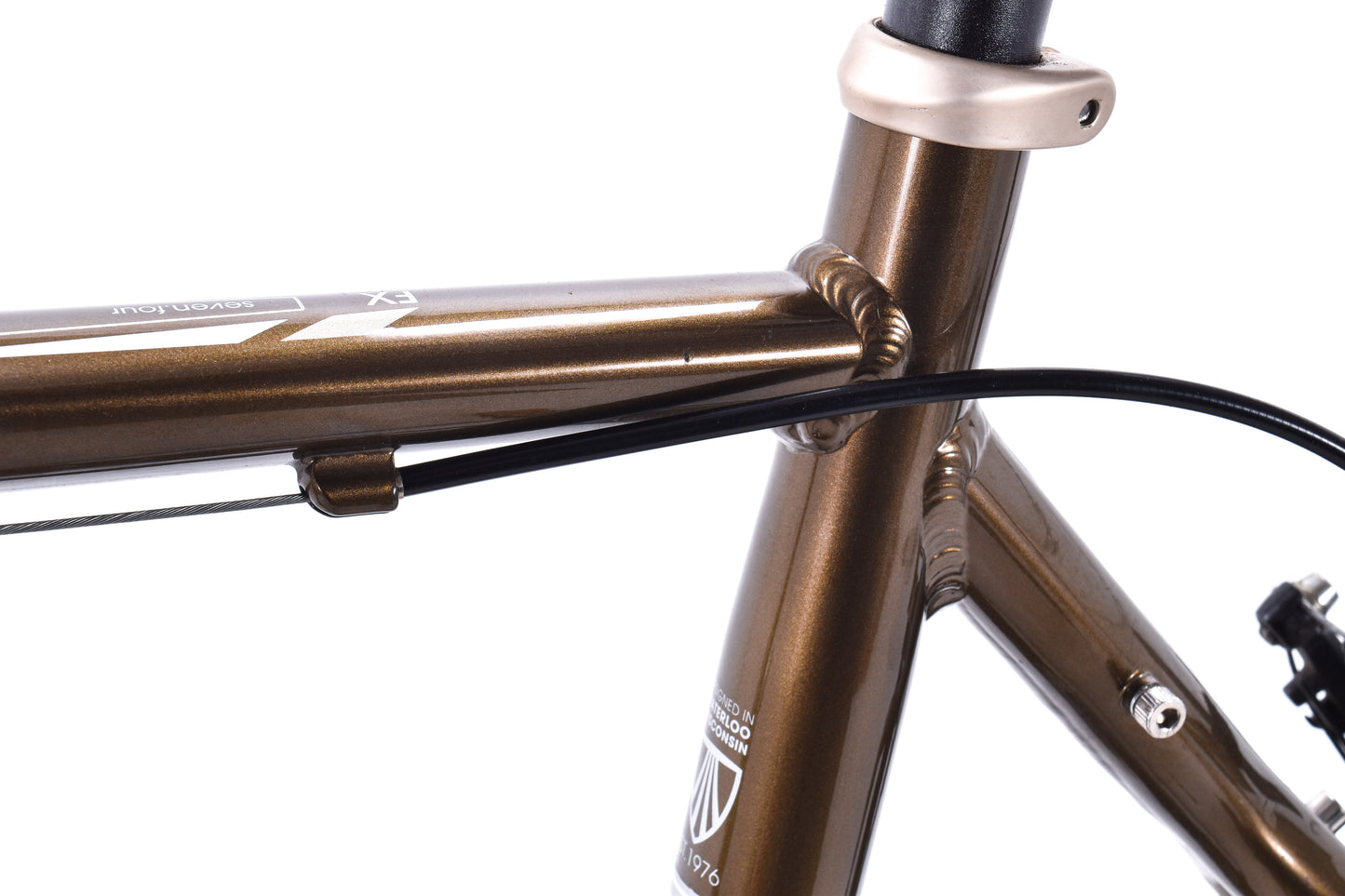 USED 2014 Trek FX 7.4 57cm Hybrid/Commuter/Flat Bar Road Bike 3x9 speed Aluminum Frame Carbon Fork Bronze