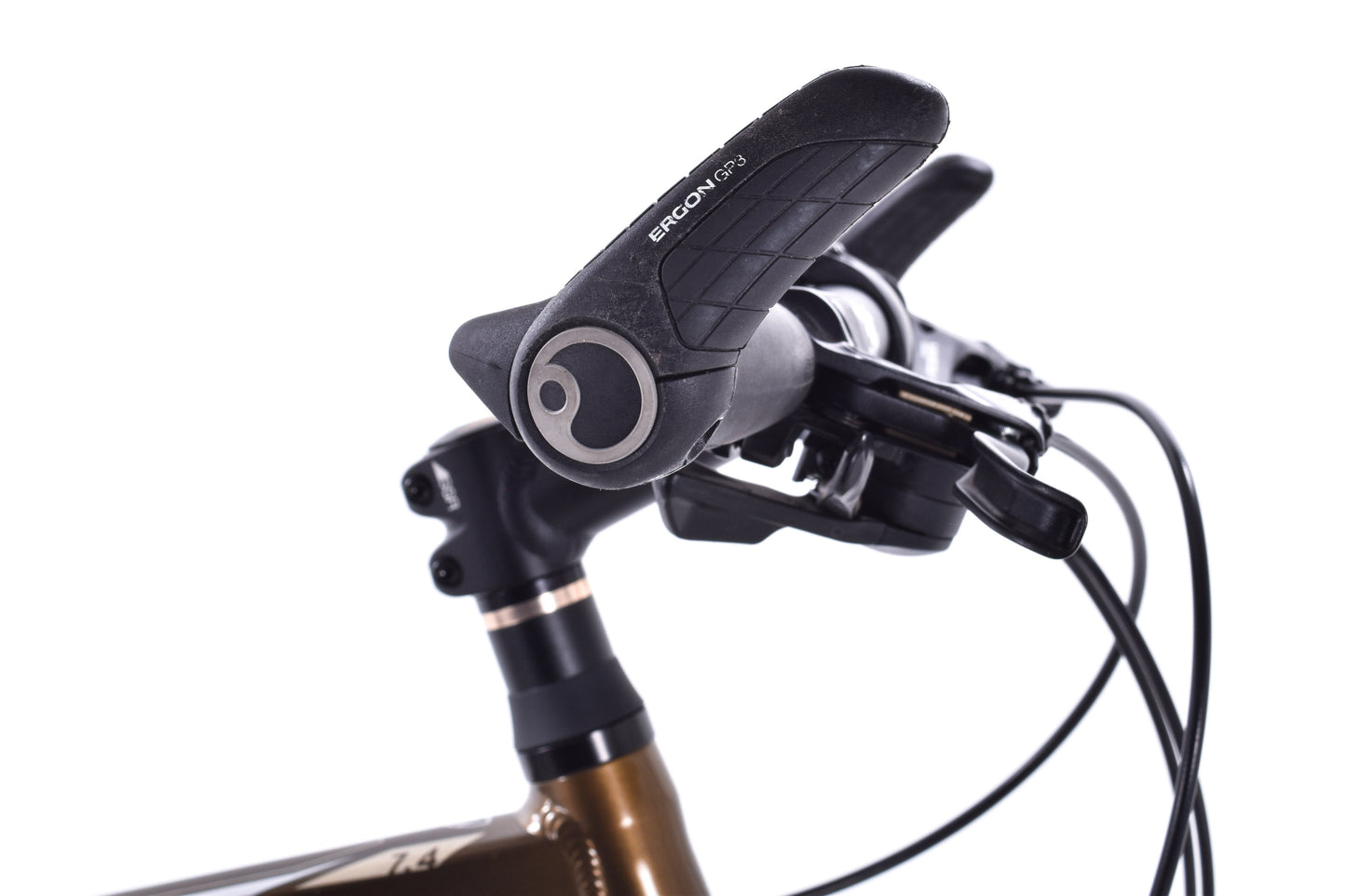 USED 2014 Trek FX 7.4 57cm Hybrid/Commuter/Flat Bar Road Bike 3x9 speed Aluminum Frame Carbon Fork Bronze