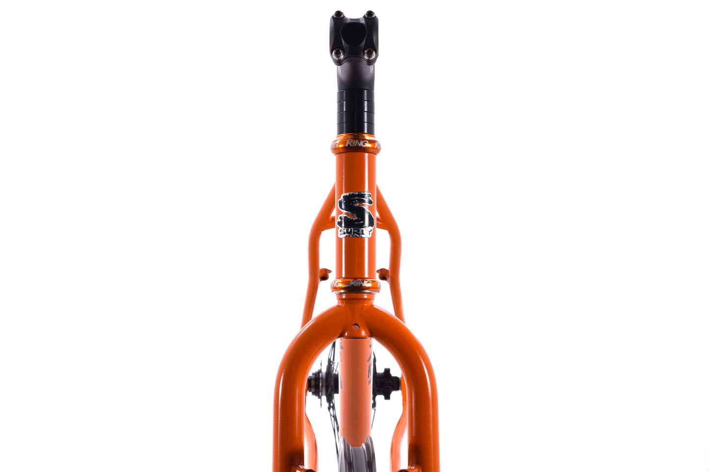 USED Surly 1x1 Single Speed 26" Steel Mountain Bike Frameset Medium Disc/Canti-Brake w/ Wheels and Chris King Headset Orange