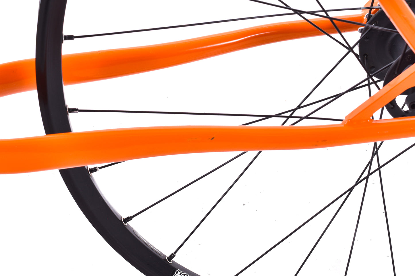 USED Surly 1x1 Single Speed 26" Steel Mountain Bike Frameset Medium Disc/Canti-Brake w/ Wheels and Chris King Headset Orange
