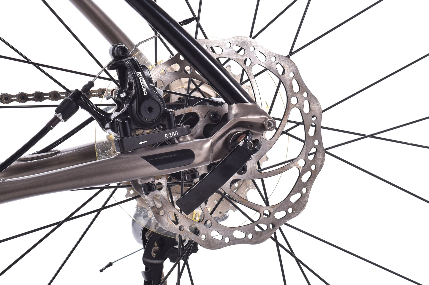 USED Cannondale Synapse Tiagra Disc 48cm Aluminum Road Bike Shimano 2x10 speed Metero Gray