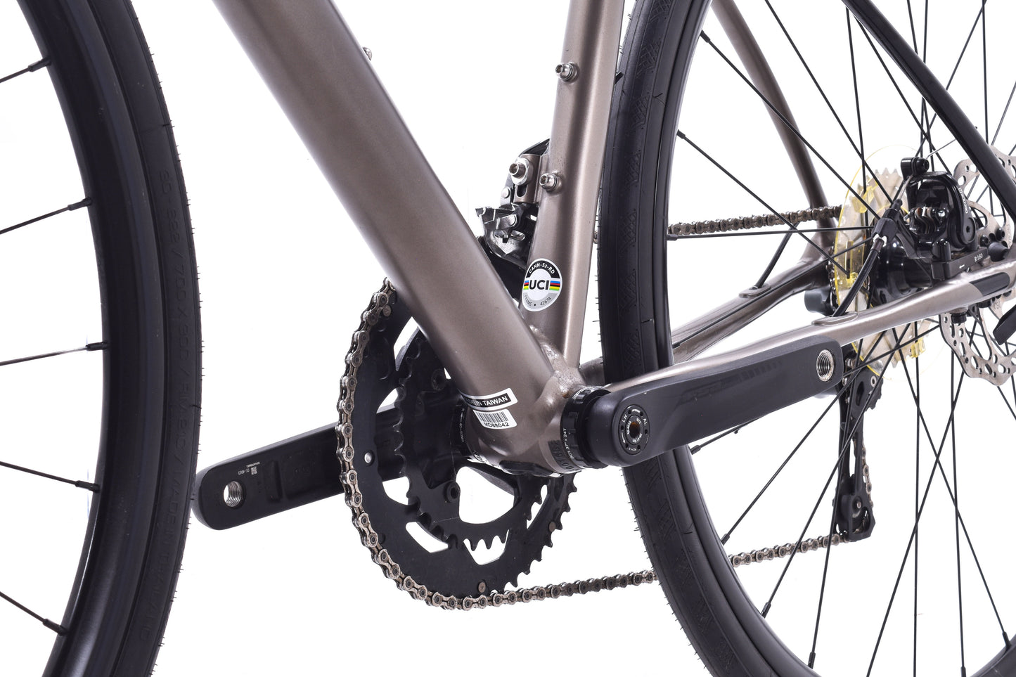 USED Cannondale Synapse Tiagra Disc 48cm Aluminum Road Bike Shimano 2x10 speed Metero Gray