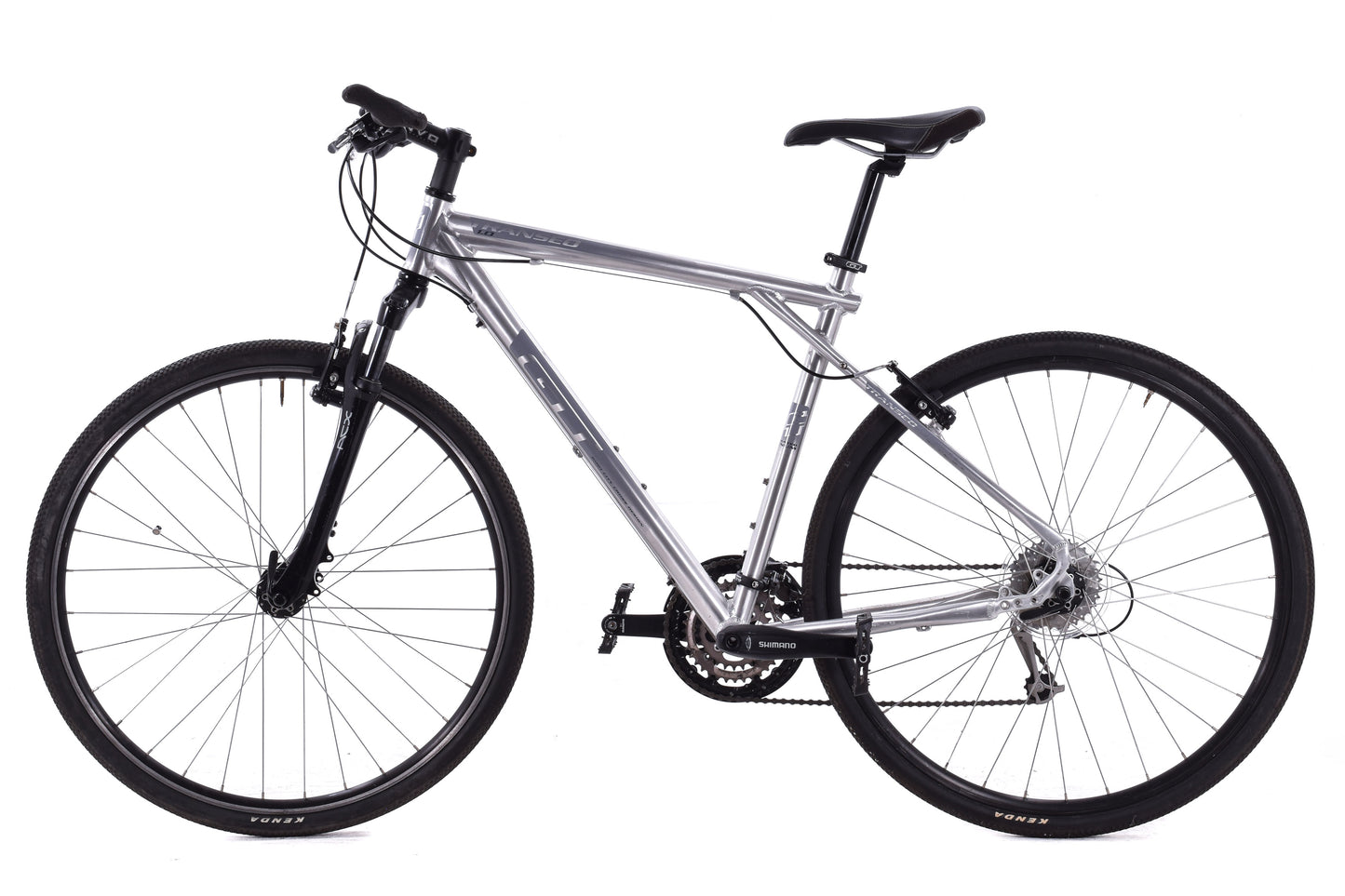 USED GT Transeo 1.0 XL Dual Sport Hybrid Bike Silver 3x9 speed
