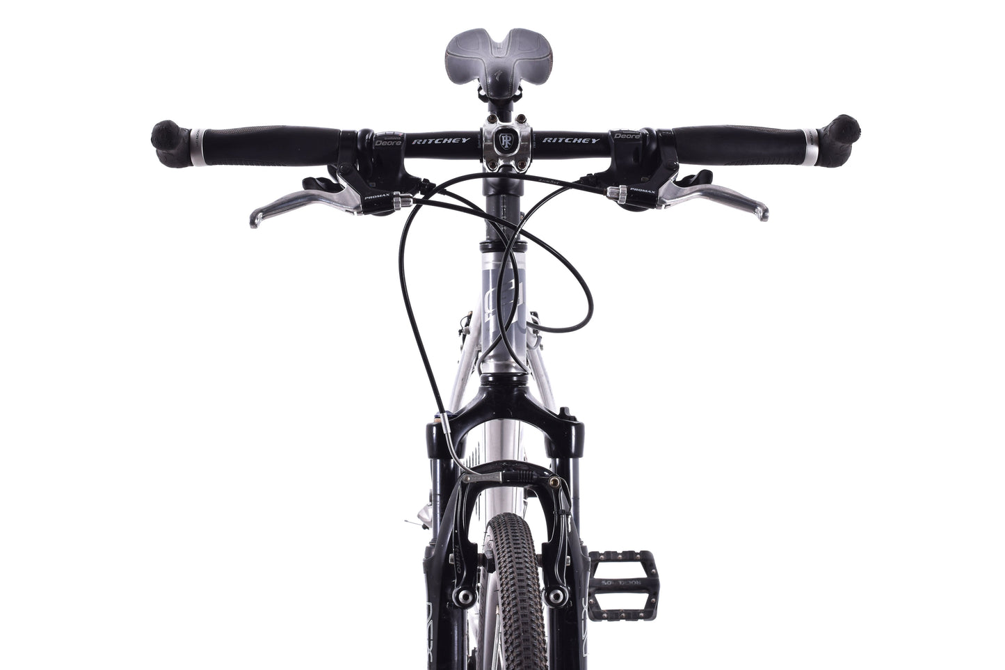 USED GT Transeo 1.0 XL Dual Sport Hybrid Bike Silver 3x9 speed