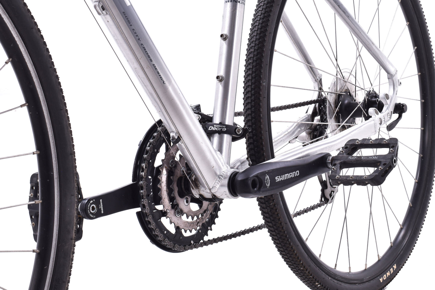 USED GT Transeo 1.0 XL Dual Sport Hybrid Bike Silver 3x9 speed