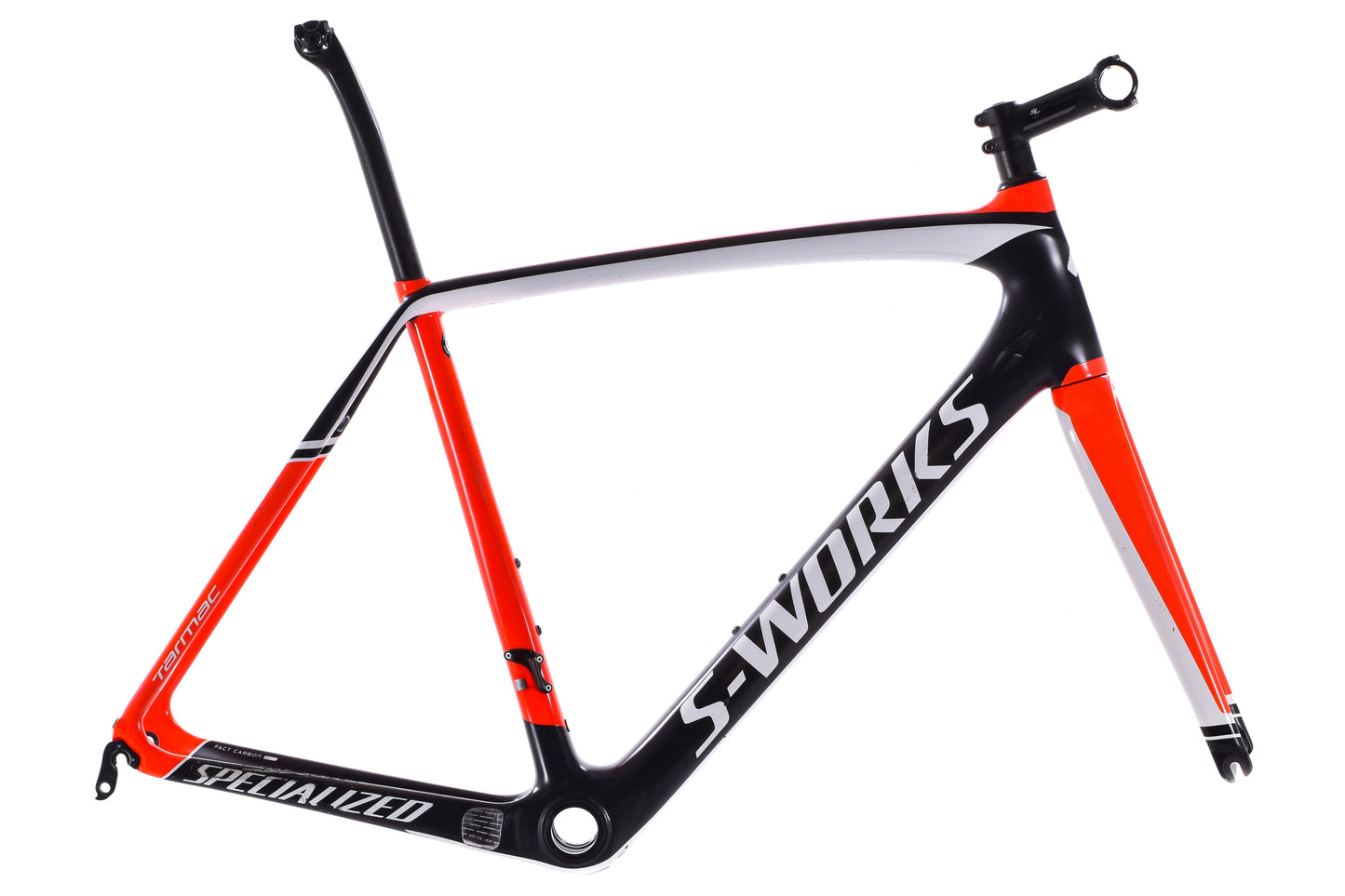 USED 2016 Specialized S-Works Tarmac SL5 Carbon Road Bike 58cm Rim Brake w/ Seatpost, Stem, Headset