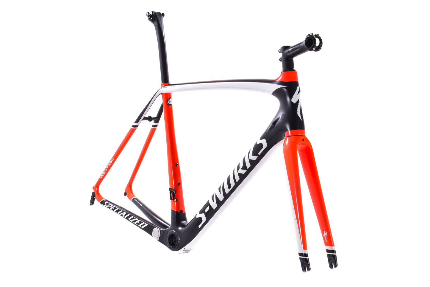 USED 2016 Specialized S-Works Tarmac SL5 Carbon Road Bike 58cm Rim Brake w/ Seatpost, Stem, Headset