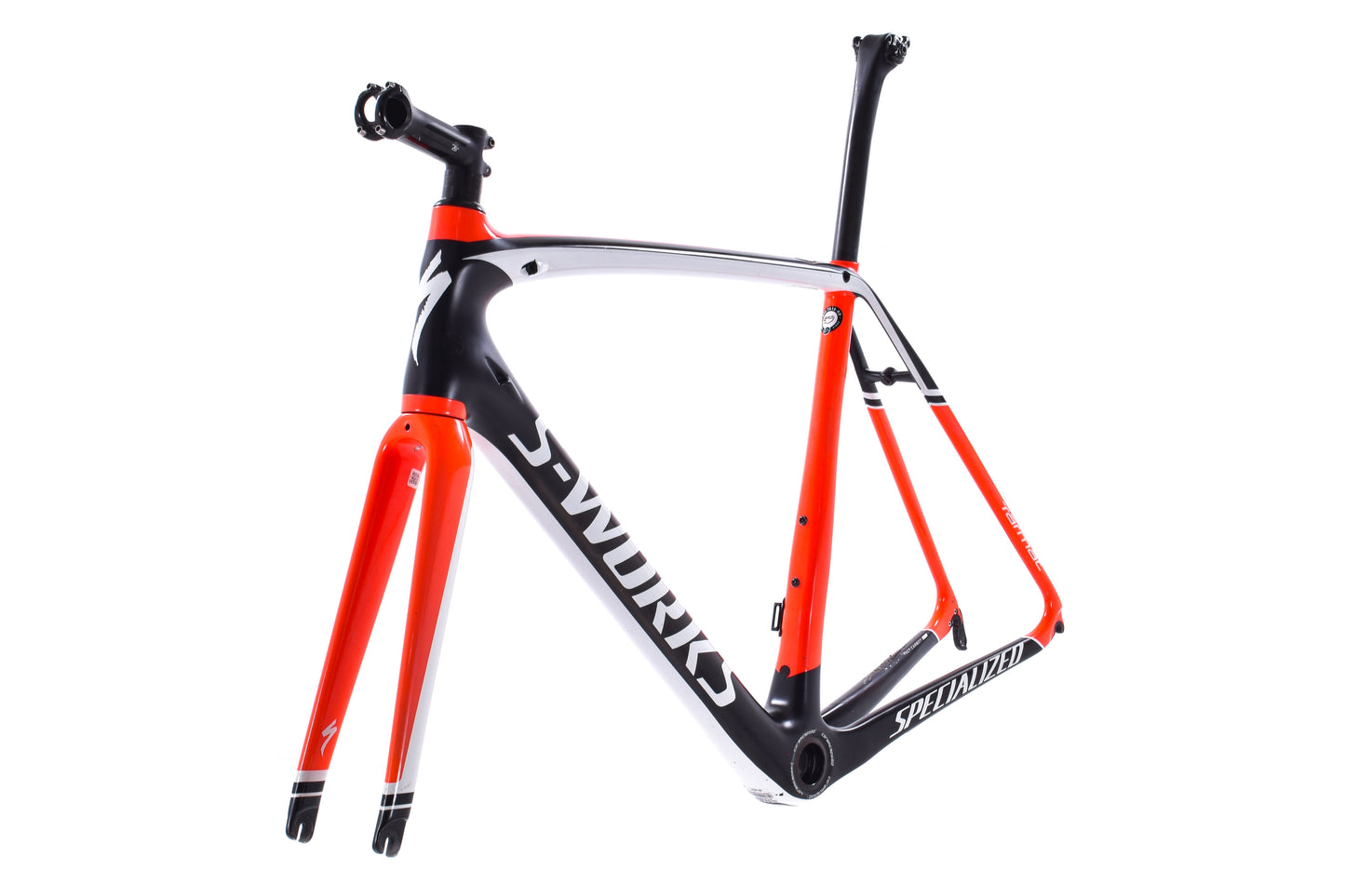 USED 2016 Specialized S-Works Tarmac SL5 Carbon Road Bike 58cm Rim Brake w/ Seatpost, Stem, Headset