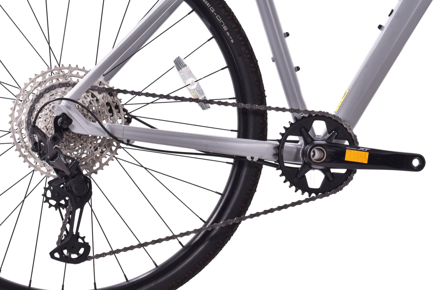 USED Canyon Pathlite 6 Alloy Gravel Hybrid Bike Small 1x12 Speed Gray/Black