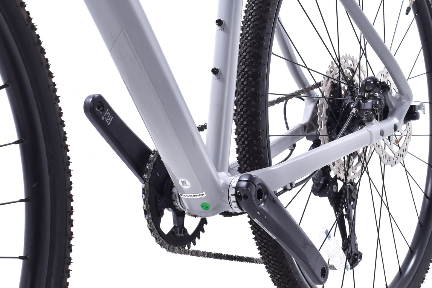 USED Canyon Pathlite 6 Alloy Gravel Hybrid Bike Small 1x12 Speed Gray/Black
