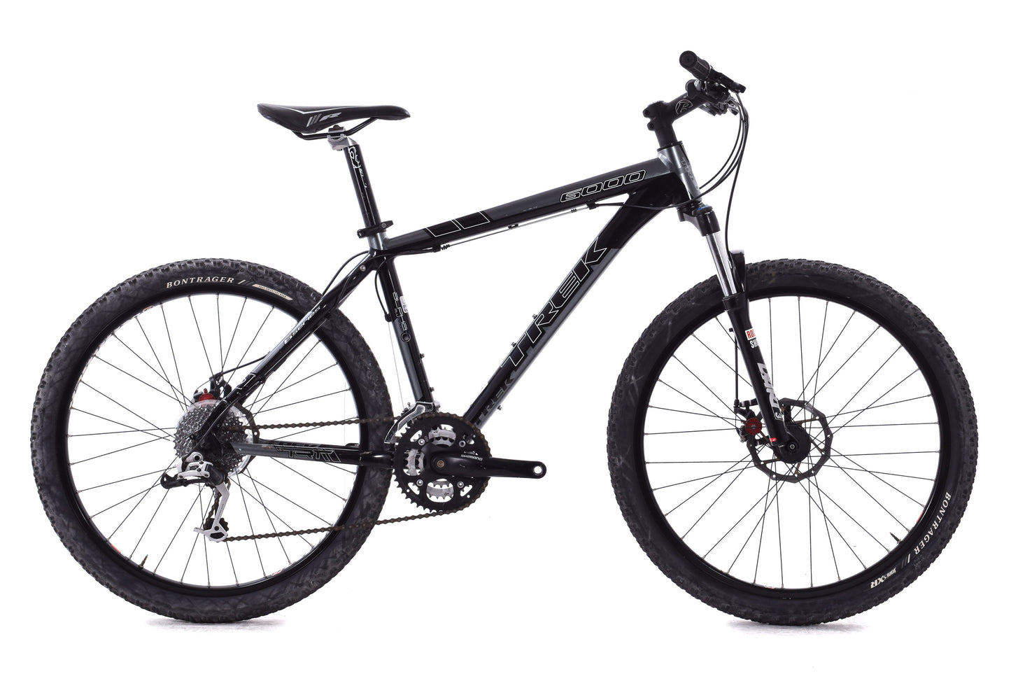 USED Trek 6000 Alloy Hardtail Mountain Bike 17.5" SRAM 3x9 Speed Disc Brakes 26" Wheels