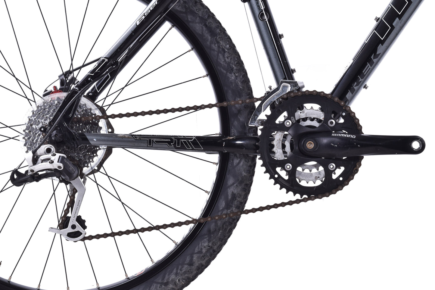 USED Trek 6000 Alloy Hardtail Mountain Bike 17.5" SRAM 3x9 Speed Disc Brakes 26" Wheels