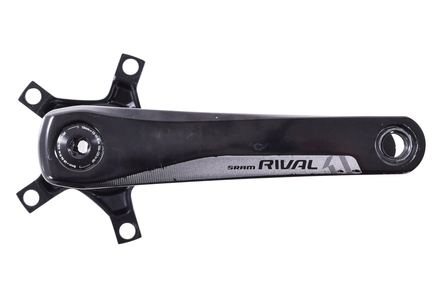 USED SRAM Rival 172.5mm GXP Crankset 3-Bolt Direct w/ 110mm BCD Spider