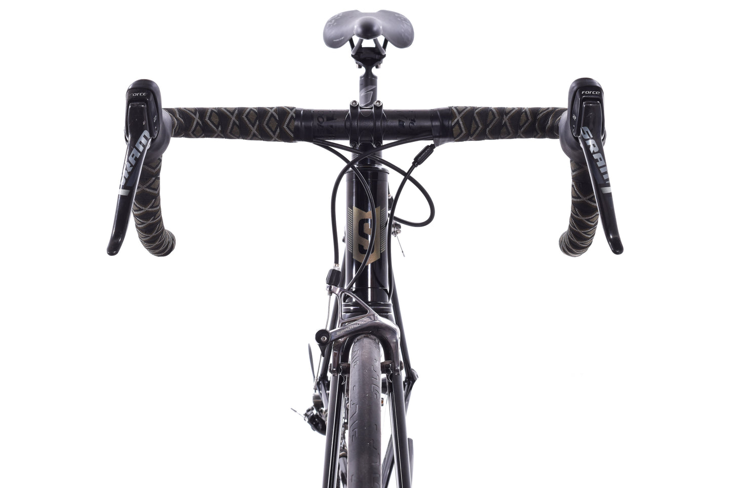 USED Stinner Gibraltar 54cm Custom Steel Road Bike w/ Carbon Wheels SRAM Red/Force 22 Rim Brake