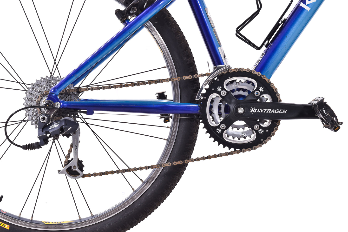 USED Klein Attitude Alloy XS Mountain Bike 3x9 Speed Shimano Deore Blue Fade 26"