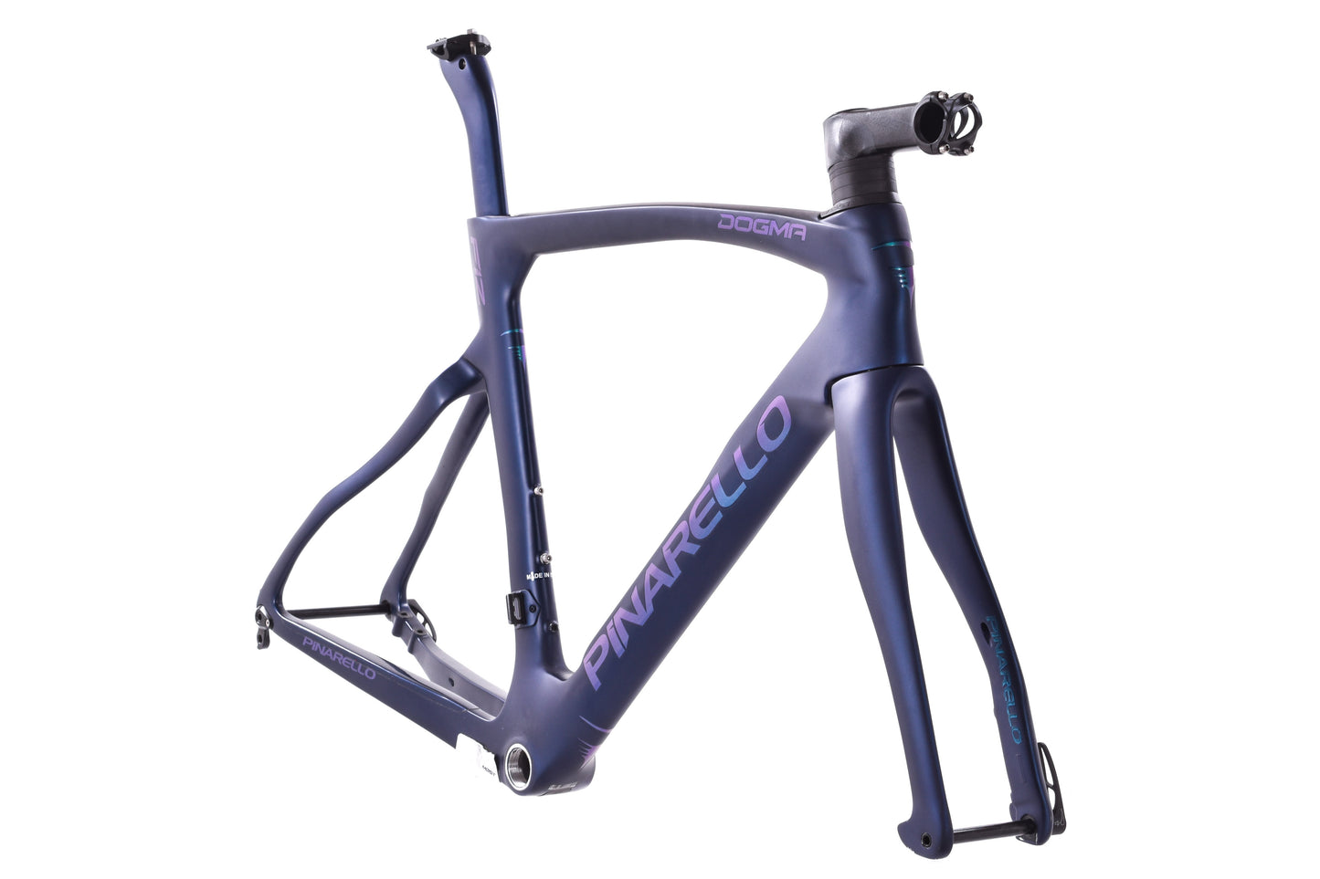 USED 2021 Pinarello Dogma F12 Disk 54cm Carbon Road Bike Frameset Blue