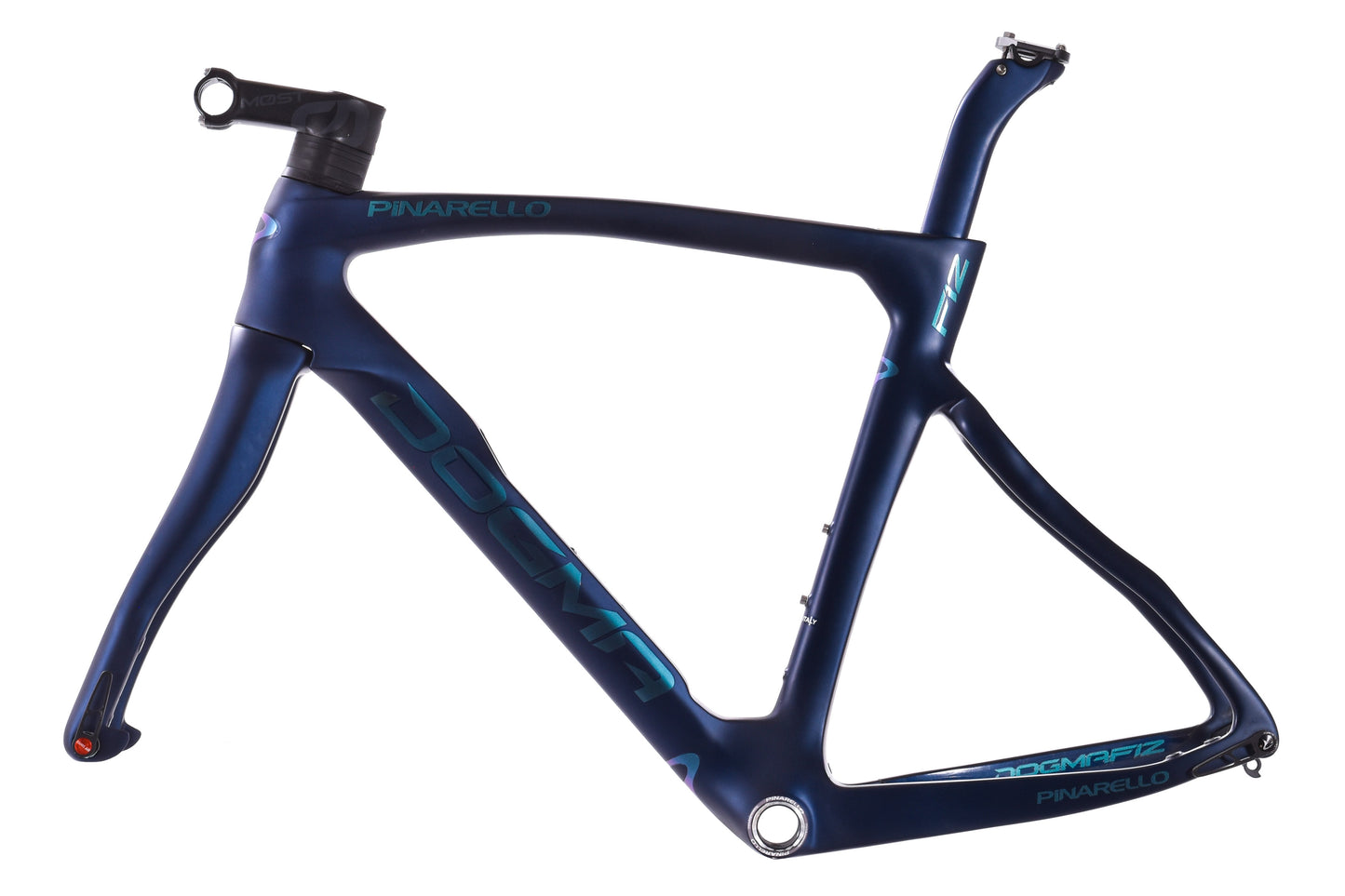 USED 2021 Pinarello Dogma F12 Disk 54cm Carbon Road Bike Frameset Blue