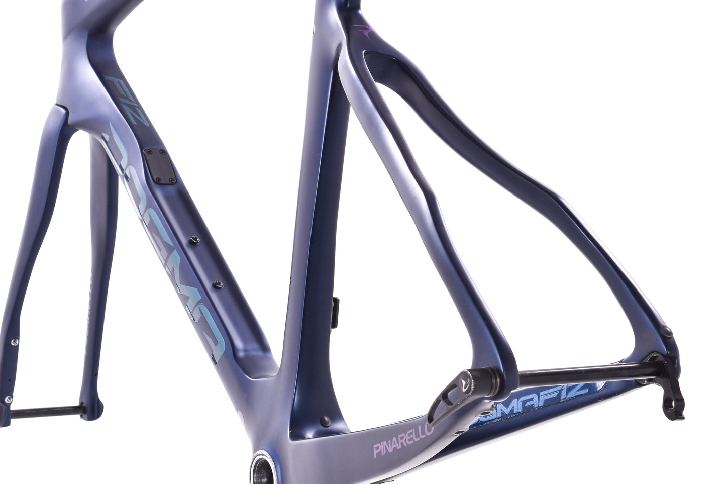 USED 2021 Pinarello Dogma F12 Disk 54cm Carbon Road Bike Frameset Blue