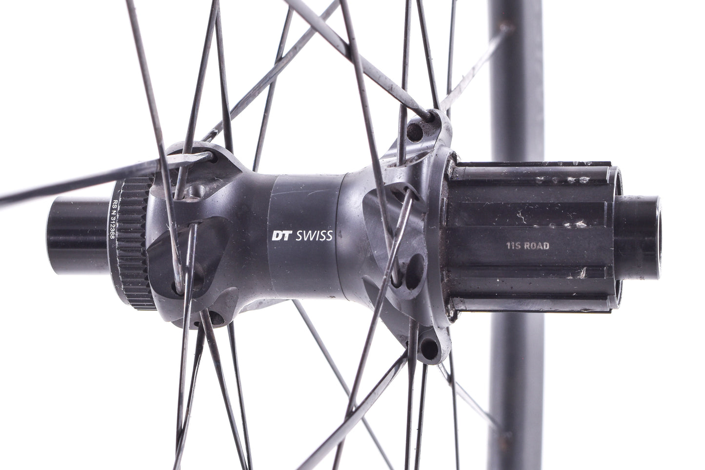 USED DT Swiss P 1800 Spline 700C CL Disc Brake Road Wheelset Shimano HG11