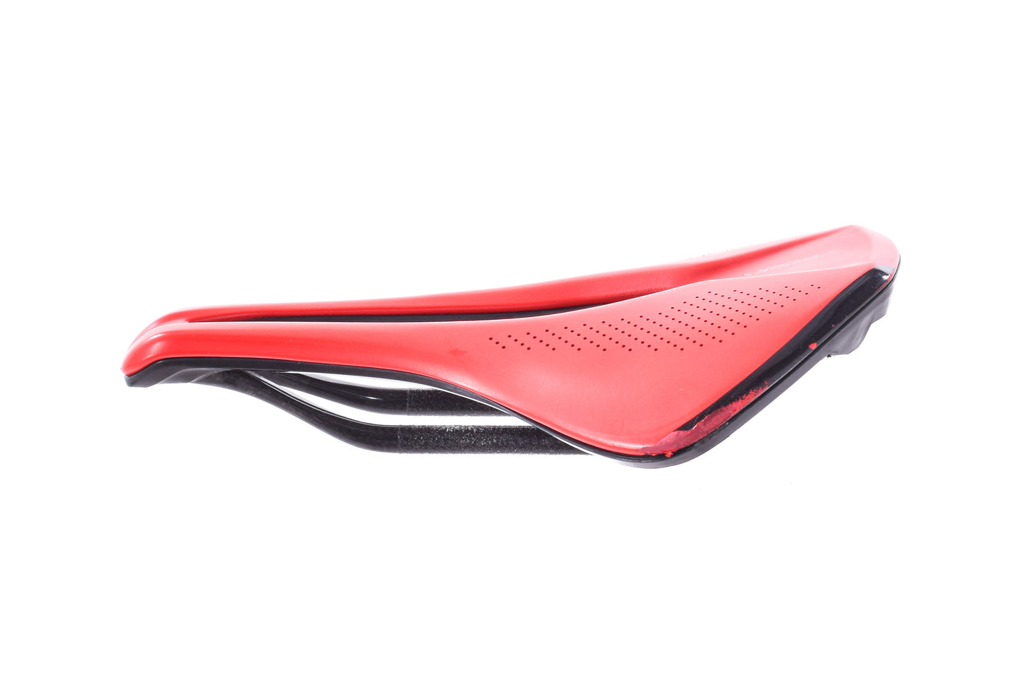USED S-Works Power Saddle Fact Carbon Rail/Carbon Shell 155mm Red Specialized