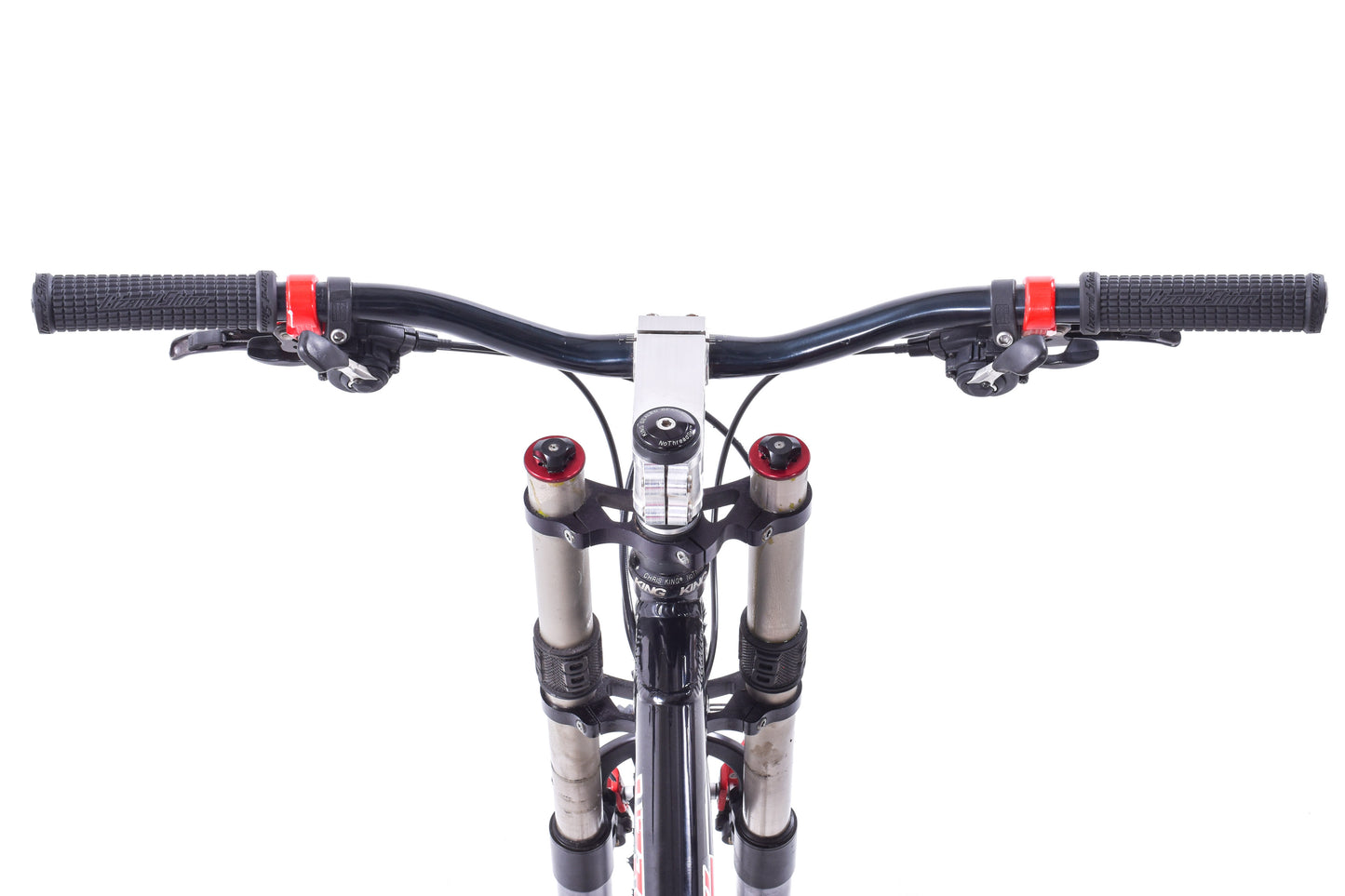 USED Intense Uzzi SL Large Mountain Bike 3x8 Speed White Brothers Fork Shimano Deore