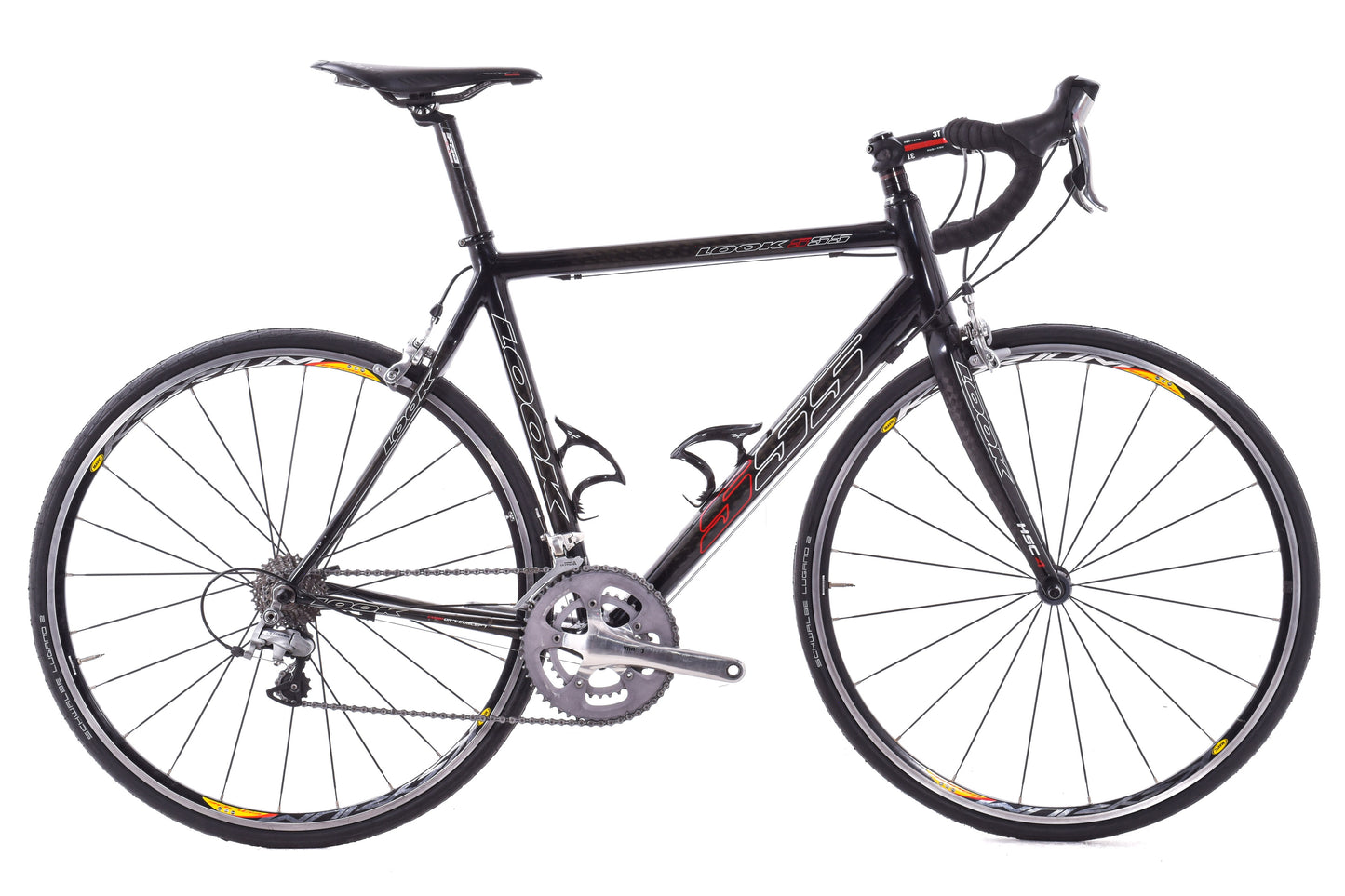 USED 2007 Look 555 Carbon Road Bike Large Shimano Ultegra 2x10