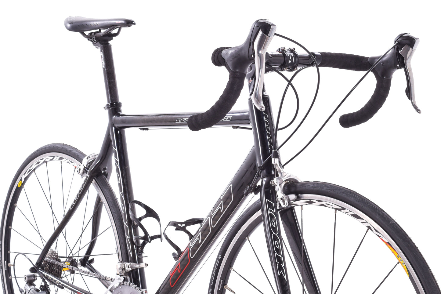USED 2007 Look 555 Carbon Road Bike Large Shimano Ultegra 2x10
