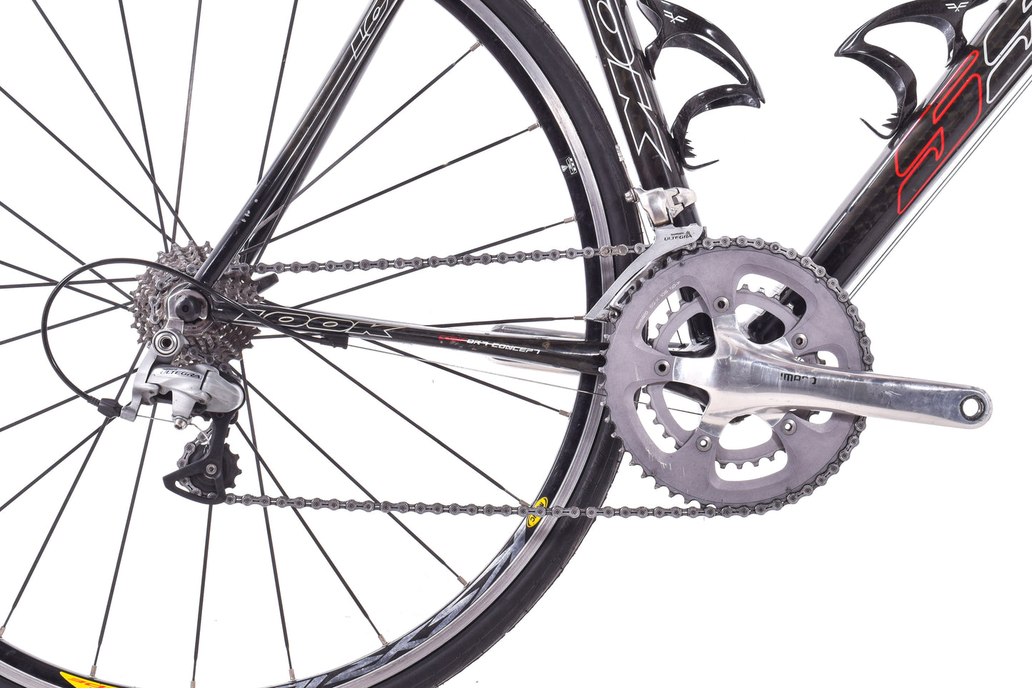 USED 2007 Look 555 Carbon Road Bike Large Shimano Ultegra 2x10