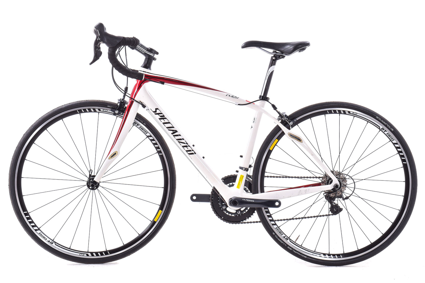 USED 2012 Specialized Ruby Comp C2 51cm Carbon Road Bike Shimano Ultegra 2x10 speed White Women's