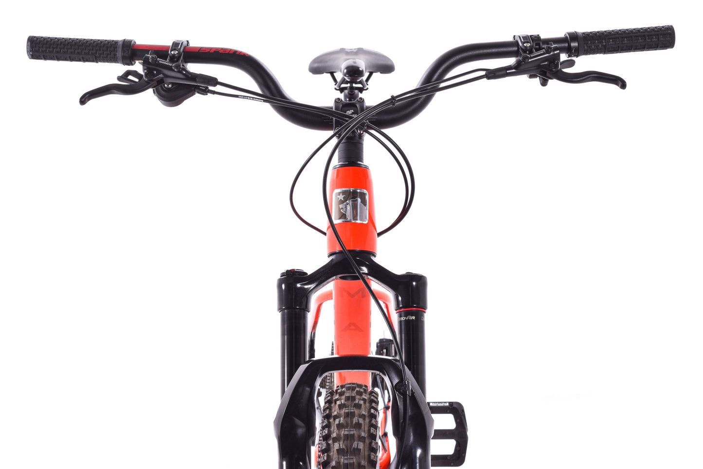 USED Marin San Quentin 3 Hardtail Mountain Bike Medium 27.5" Shimano Deore 1x12 speed Red/Orange