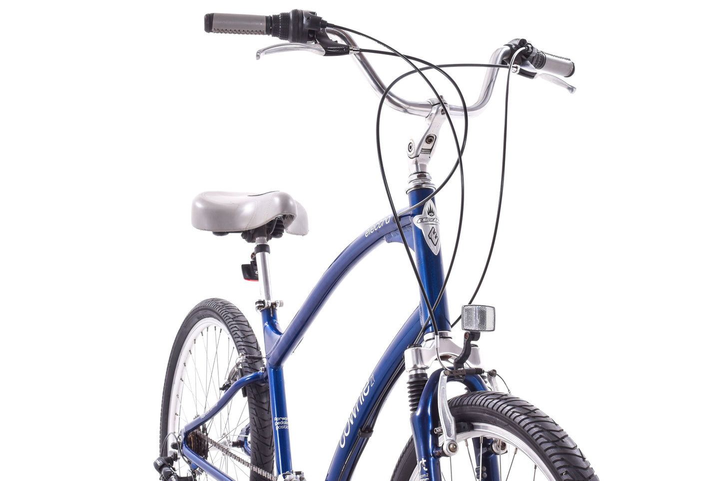 USED Electra Townie 21D Step Over Beach Cruiser Aluminum Frame w/ Front Suspension Dark Blue