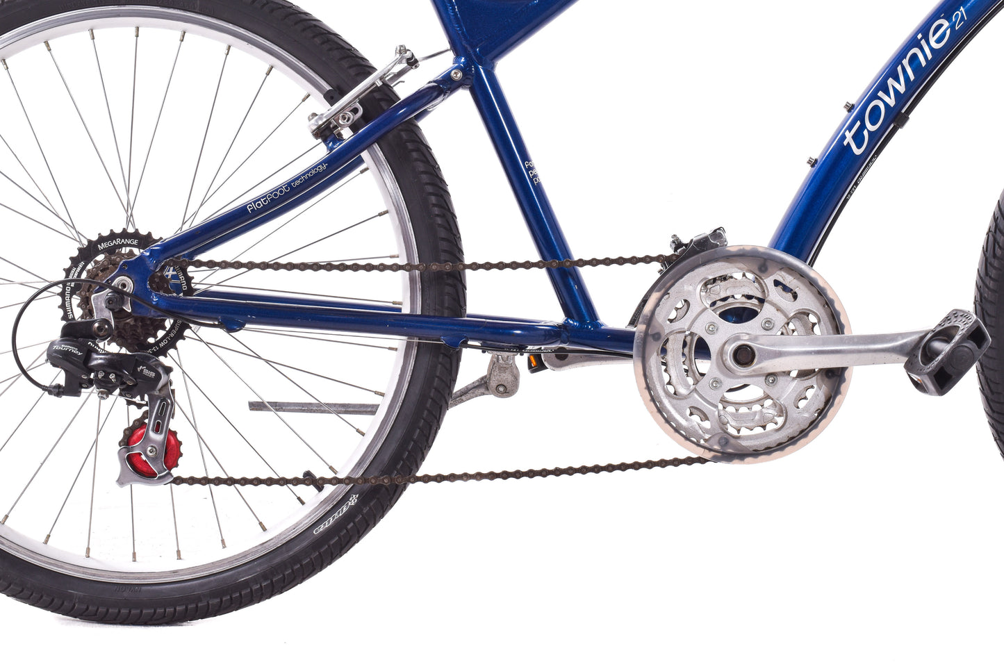 USED Electra Townie 21D Step Over Beach Cruiser Aluminum Frame w/ Front Suspension Dark Blue