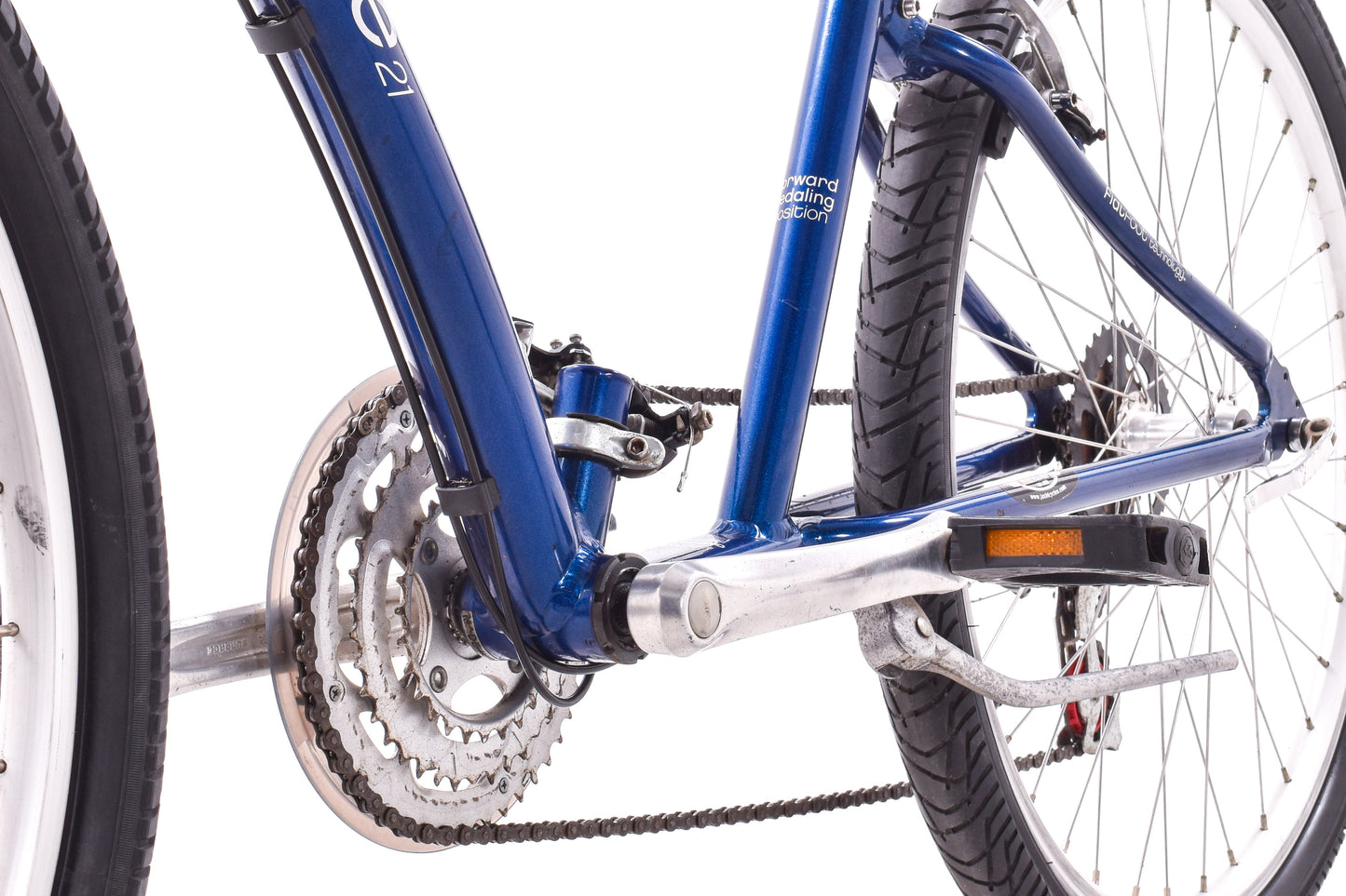 USED Electra Townie 21D Step Over Beach Cruiser Aluminum Frame w/ Front Suspension Dark Blue