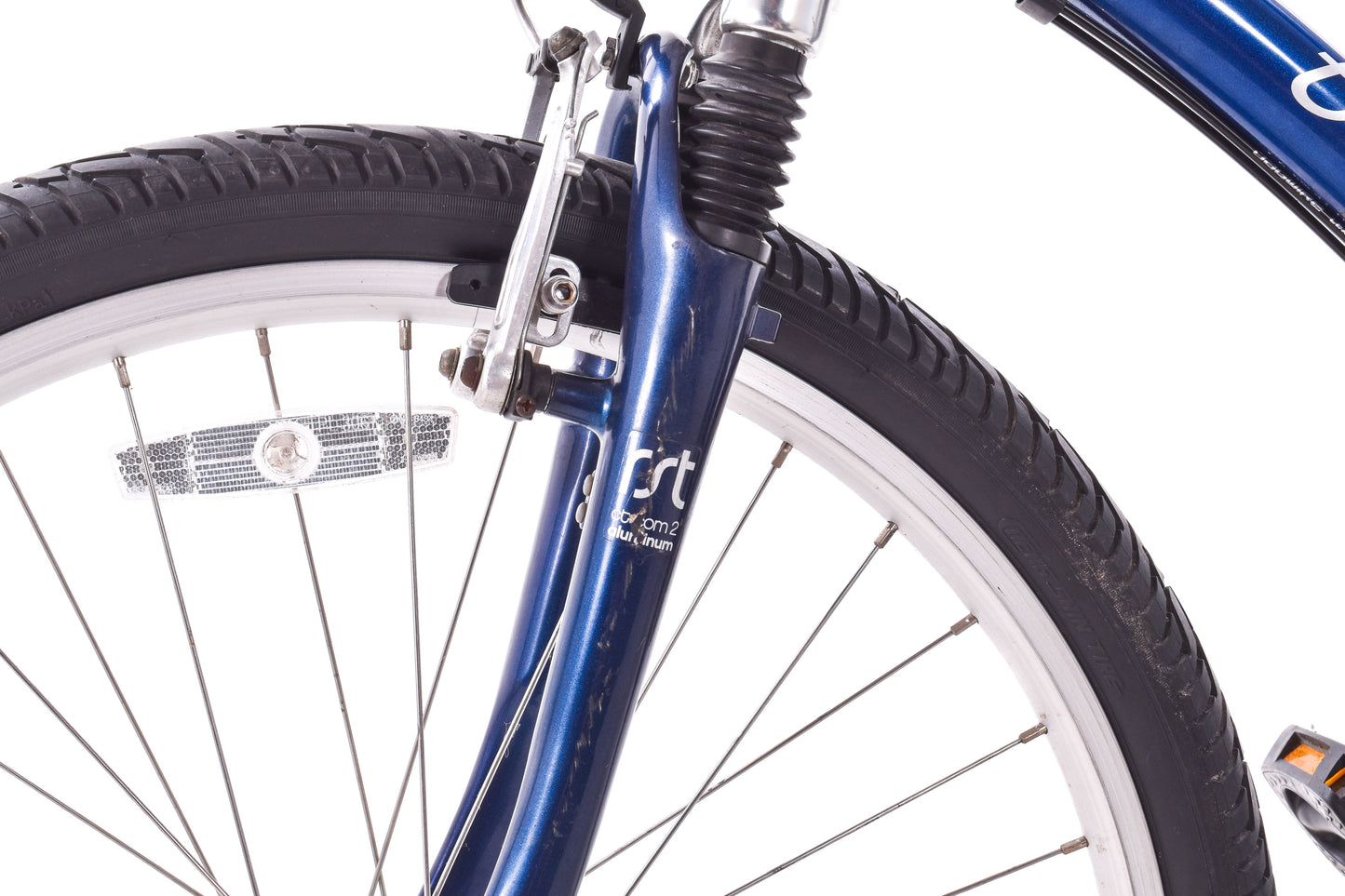 USED Electra Townie 21D Step Over Beach Cruiser Aluminum Frame w/ Front Suspension Dark Blue