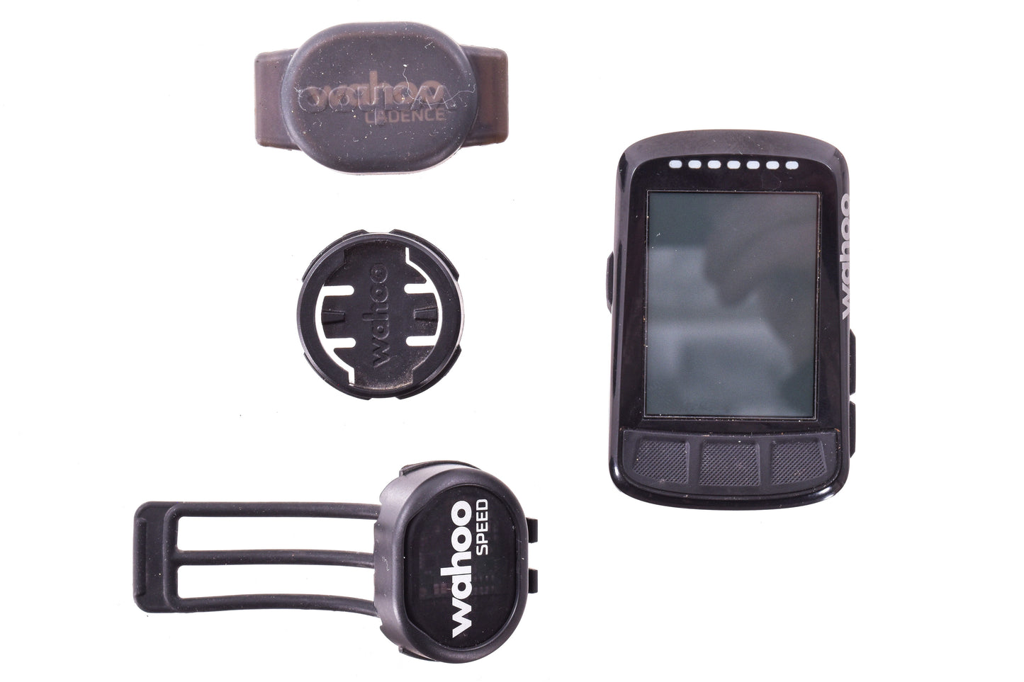 USED Wahoo ELEMNT BOLT Cycling Computer w/ Cadence Censor and Mount V1 WFCC3