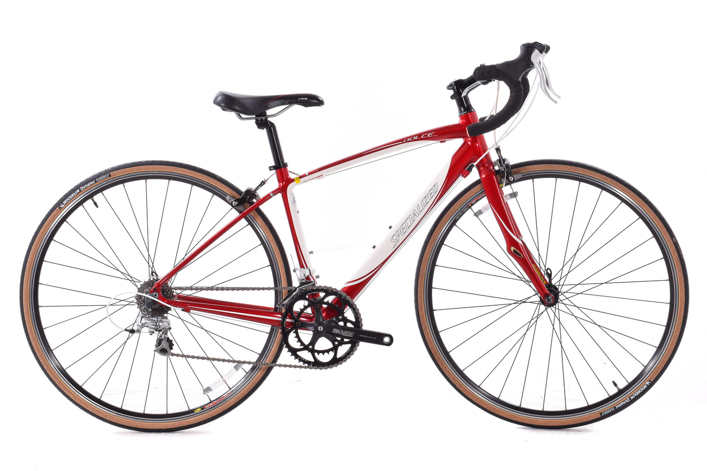 USED Specialized Dolce Sport 48cm Women's Alloy Road Bike Red/White Shimano Sora 2x9