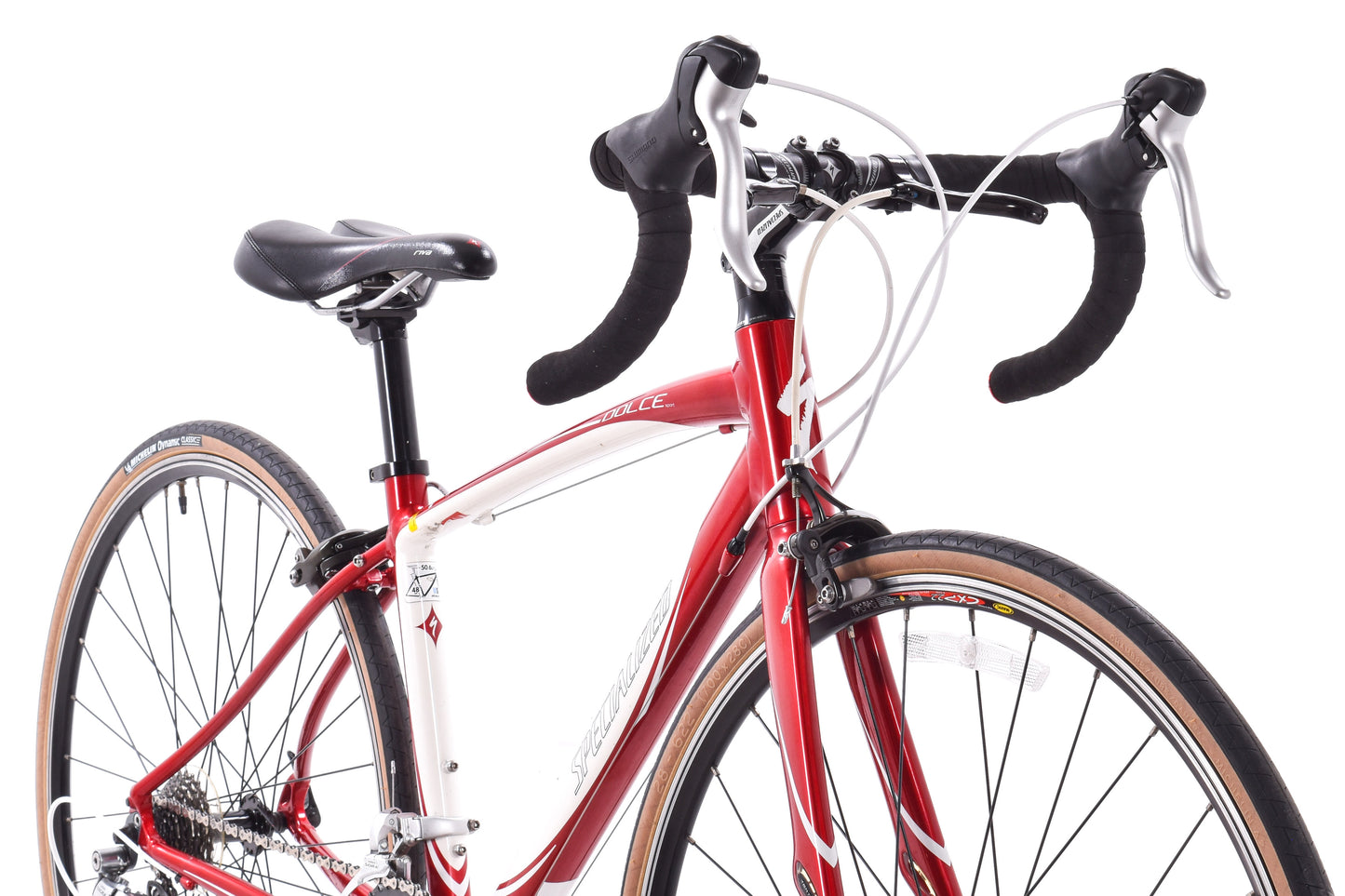 USED Specialized Dolce Sport 48cm Women's Alloy Road Bike Red/White Shimano Sora 2x9
