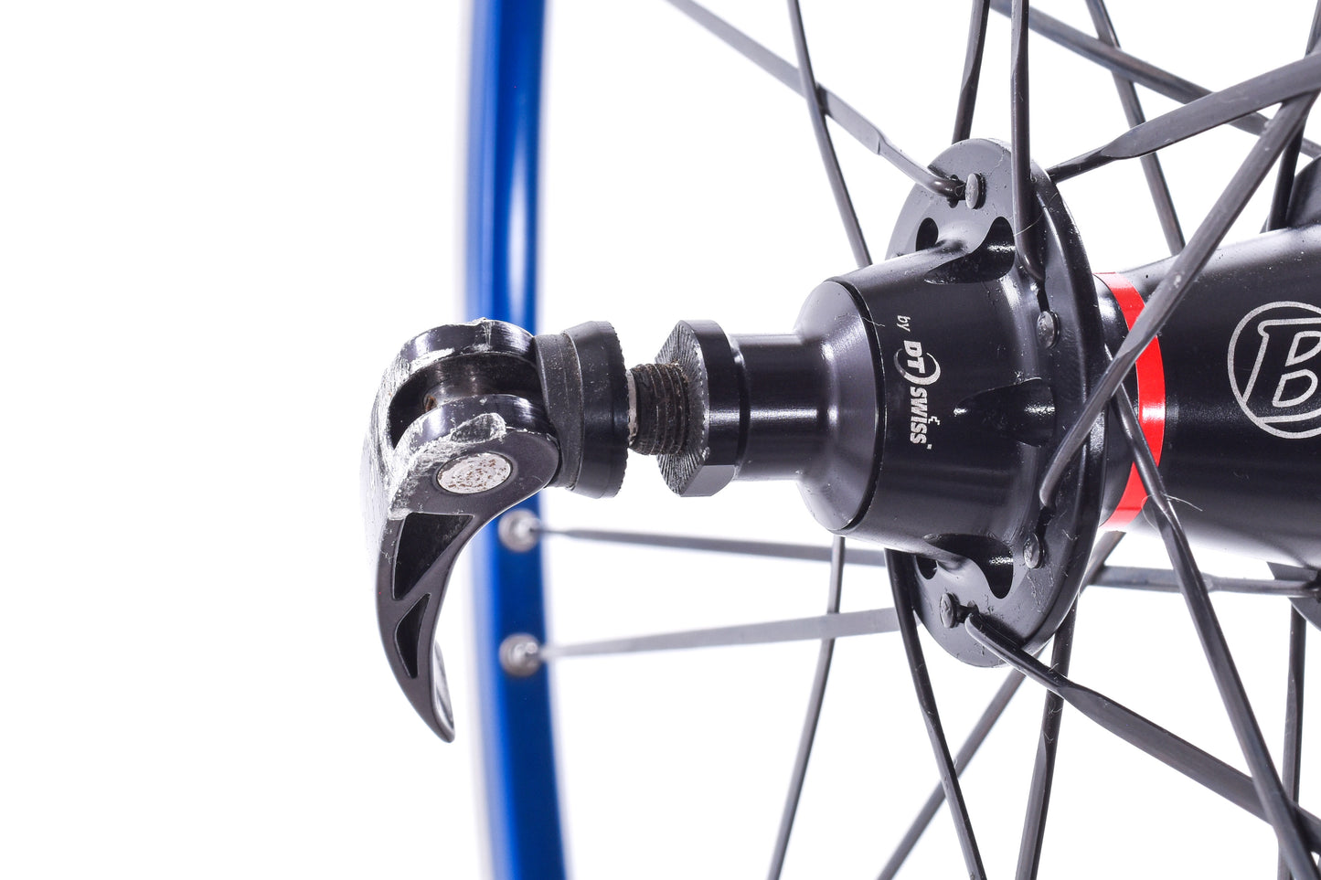USED Bontrager Race Lite 700C Blue Alloy Road Wheelset Quick Release Rim Brake 8/9/10 Speed Shimano HG